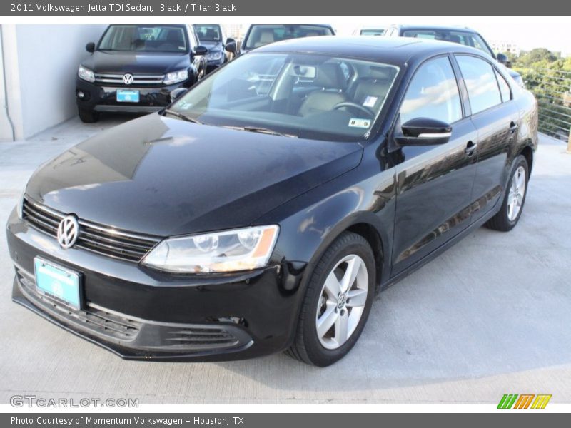 Black / Titan Black 2011 Volkswagen Jetta TDI Sedan