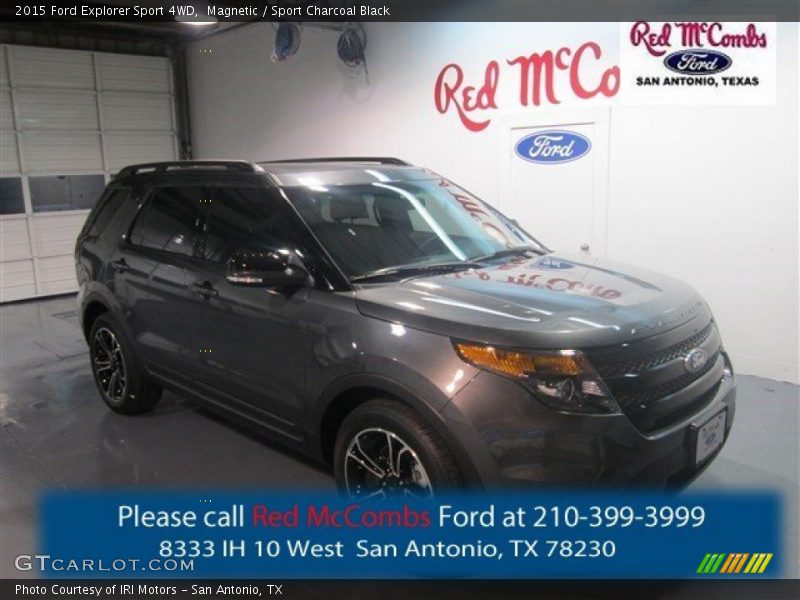 Magnetic / Sport Charcoal Black 2015 Ford Explorer Sport 4WD