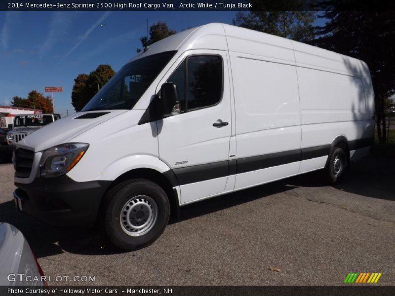 Arctic White / Tunja Black 2014 Mercedes-Benz Sprinter 2500 High Roof Cargo Van