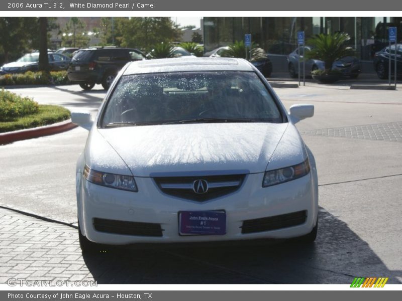 White Diamond Pearl / Camel 2006 Acura TL 3.2