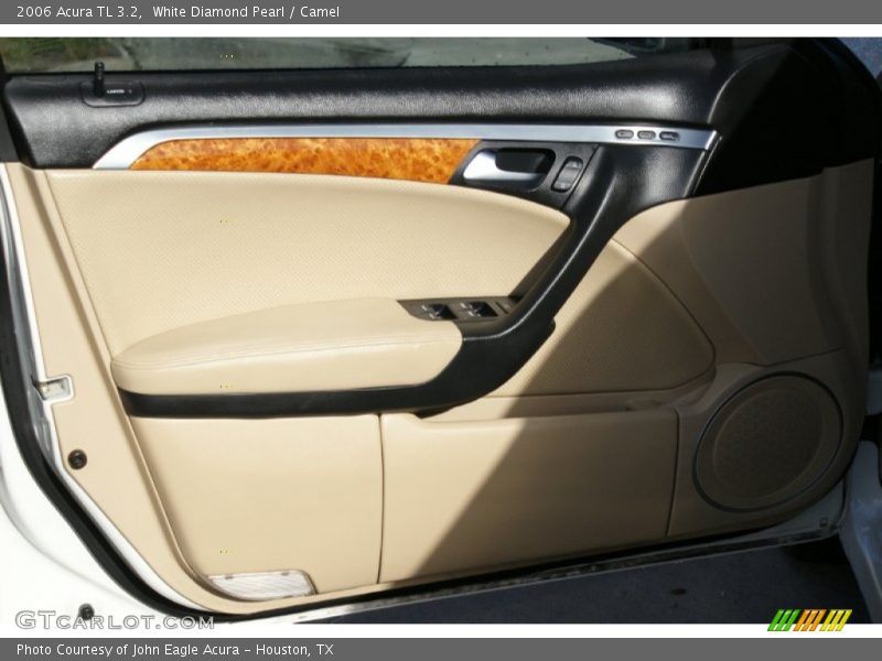 White Diamond Pearl / Camel 2006 Acura TL 3.2