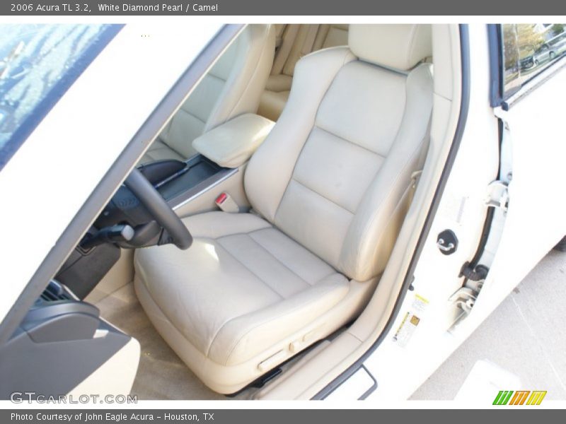 White Diamond Pearl / Camel 2006 Acura TL 3.2