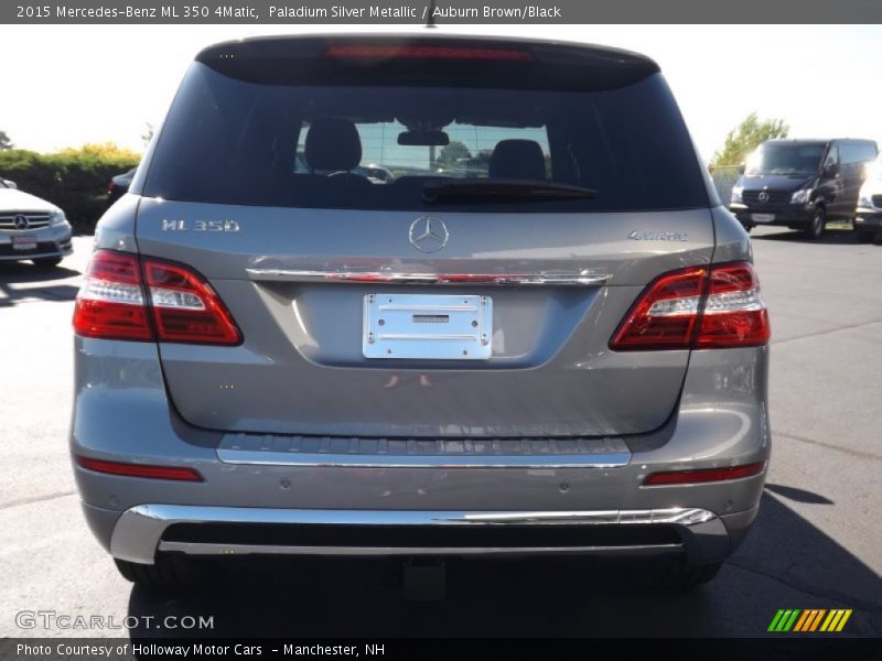 Paladium Silver Metallic / Auburn Brown/Black 2015 Mercedes-Benz ML 350 4Matic