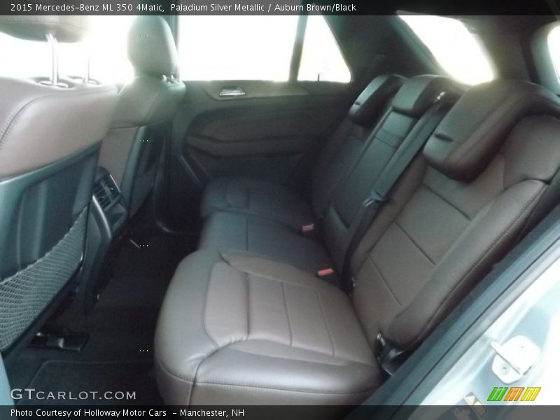 Paladium Silver Metallic / Auburn Brown/Black 2015 Mercedes-Benz ML 350 4Matic