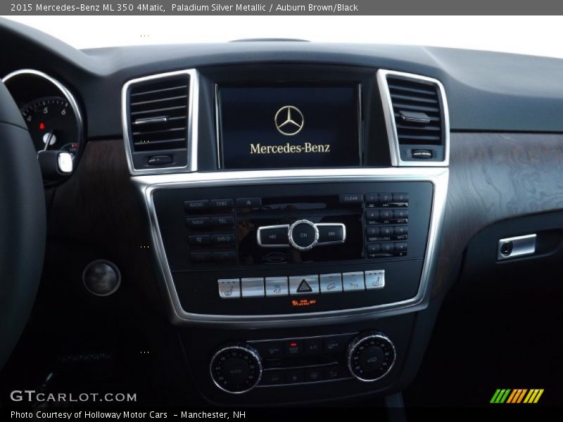 Paladium Silver Metallic / Auburn Brown/Black 2015 Mercedes-Benz ML 350 4Matic