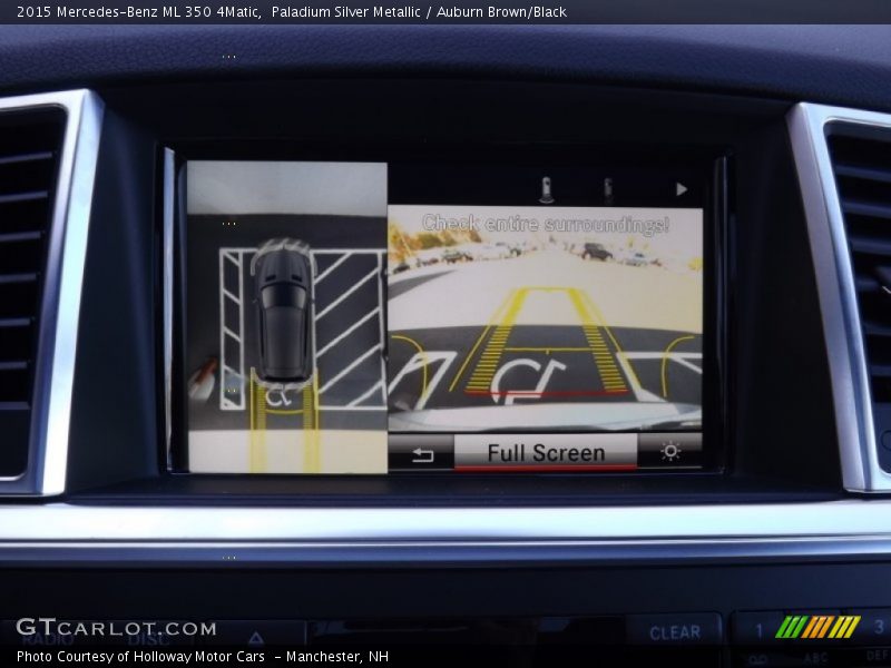 Paladium Silver Metallic / Auburn Brown/Black 2015 Mercedes-Benz ML 350 4Matic