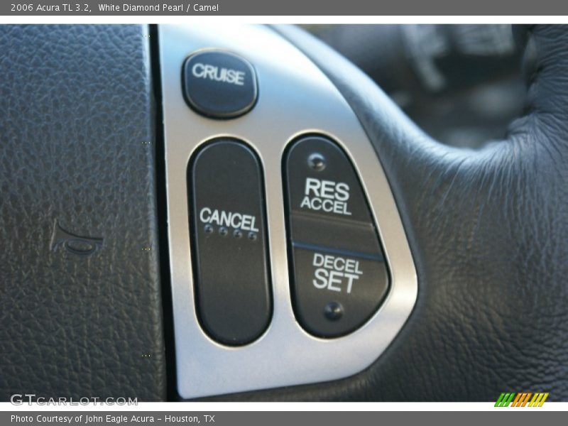 White Diamond Pearl / Camel 2006 Acura TL 3.2