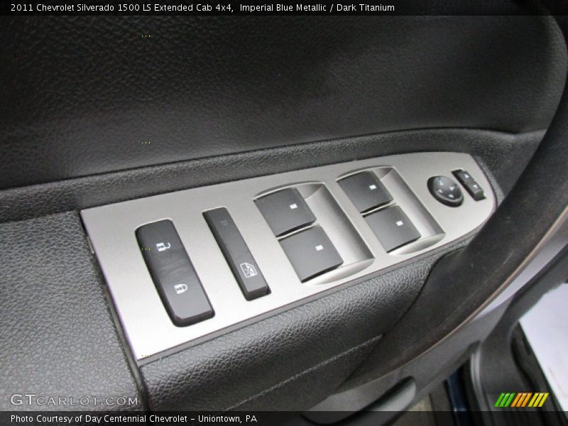 Imperial Blue Metallic / Dark Titanium 2011 Chevrolet Silverado 1500 LS Extended Cab 4x4