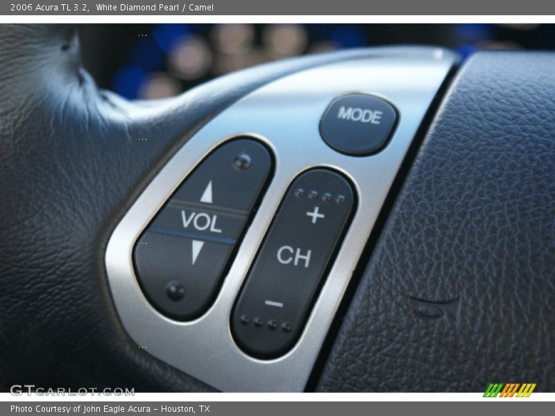 White Diamond Pearl / Camel 2006 Acura TL 3.2