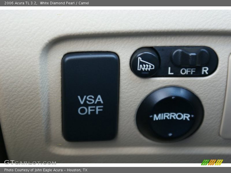 White Diamond Pearl / Camel 2006 Acura TL 3.2