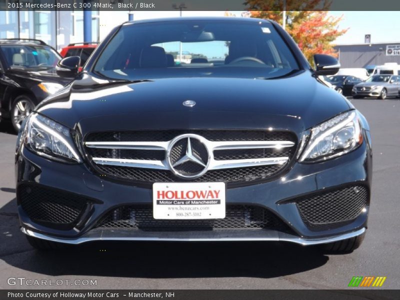 Black / Black 2015 Mercedes-Benz C 300 4Matic