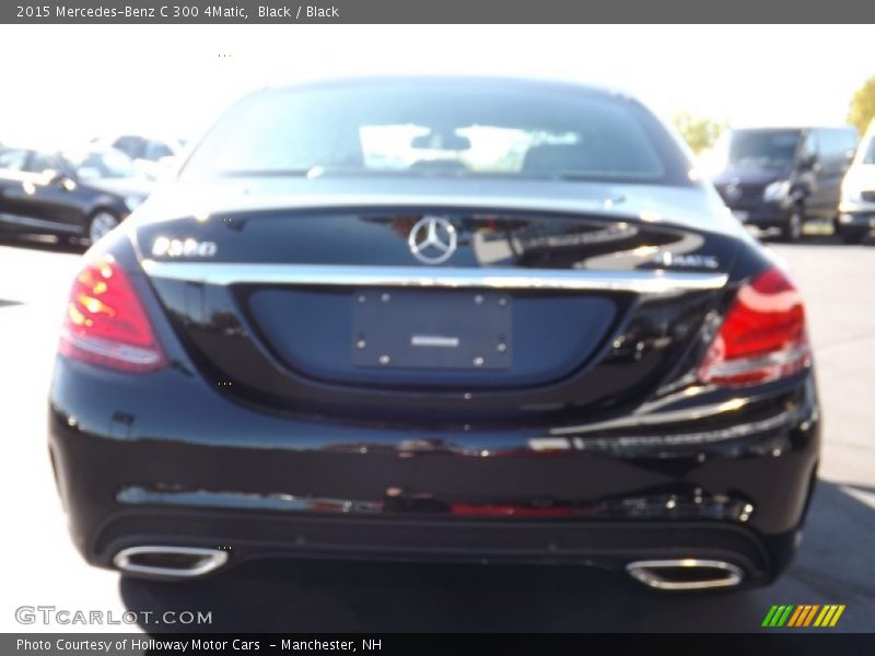 Black / Black 2015 Mercedes-Benz C 300 4Matic