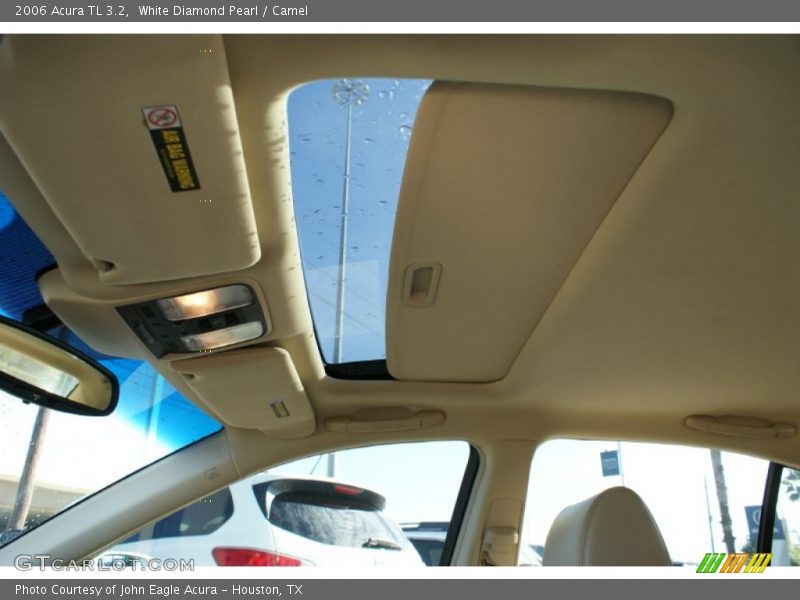 White Diamond Pearl / Camel 2006 Acura TL 3.2