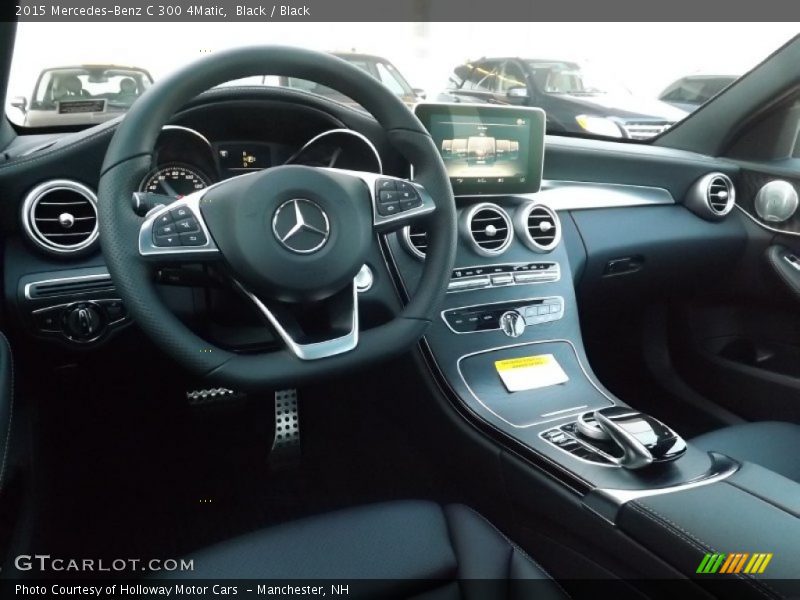 Black / Black 2015 Mercedes-Benz C 300 4Matic