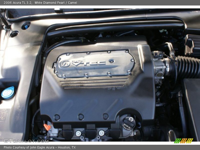 White Diamond Pearl / Camel 2006 Acura TL 3.2