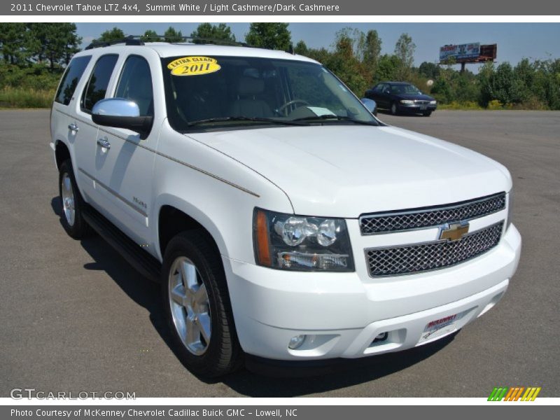 Summit White / Light Cashmere/Dark Cashmere 2011 Chevrolet Tahoe LTZ 4x4