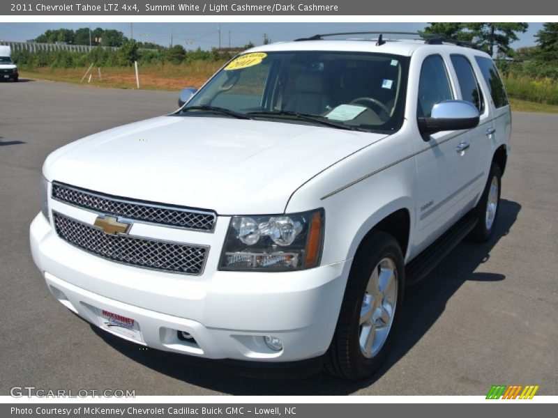 Summit White / Light Cashmere/Dark Cashmere 2011 Chevrolet Tahoe LTZ 4x4
