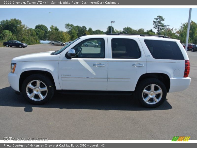 Summit White / Light Cashmere/Dark Cashmere 2011 Chevrolet Tahoe LTZ 4x4