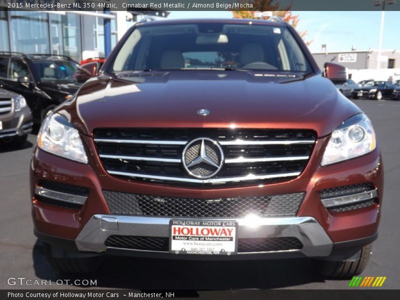 Cinnabar Red Metallic / Almond Beige/Mocha 2015 Mercedes-Benz ML 350 4Matic