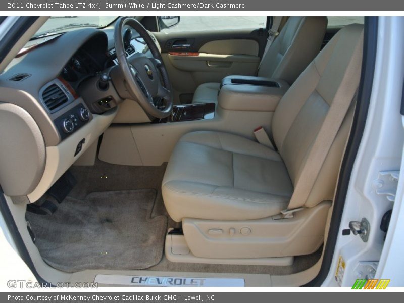 Summit White / Light Cashmere/Dark Cashmere 2011 Chevrolet Tahoe LTZ 4x4