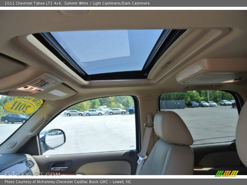 Summit White / Light Cashmere/Dark Cashmere 2011 Chevrolet Tahoe LTZ 4x4