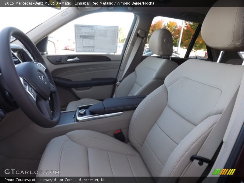 Cinnabar Red Metallic / Almond Beige/Mocha 2015 Mercedes-Benz ML 350 4Matic