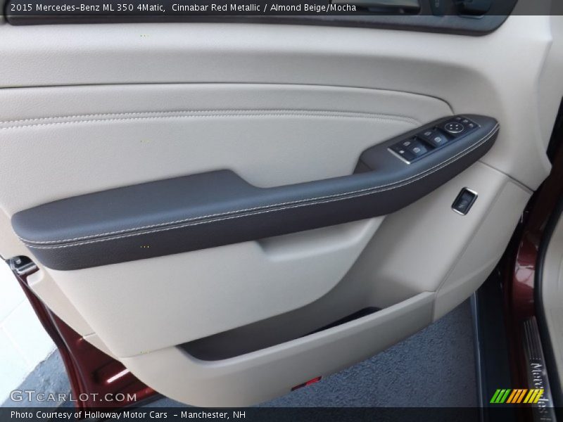 Cinnabar Red Metallic / Almond Beige/Mocha 2015 Mercedes-Benz ML 350 4Matic