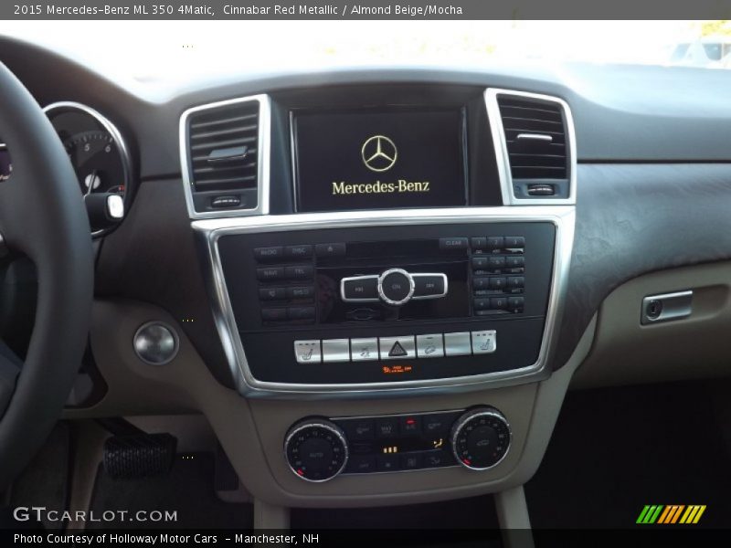 Cinnabar Red Metallic / Almond Beige/Mocha 2015 Mercedes-Benz ML 350 4Matic