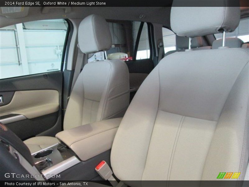 Oxford White / Medium Light Stone 2014 Ford Edge SE