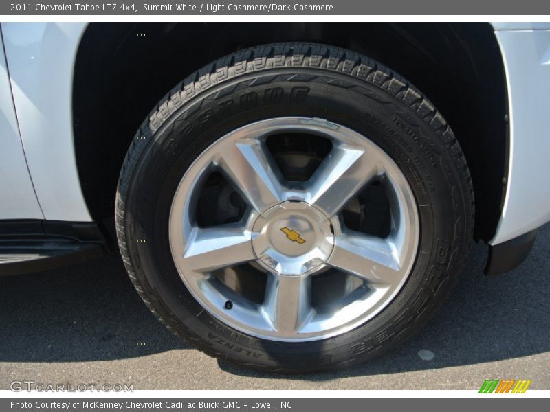 Summit White / Light Cashmere/Dark Cashmere 2011 Chevrolet Tahoe LTZ 4x4
