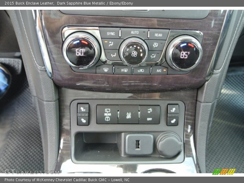 Dark Sapphire Blue Metallic / Ebony/Ebony 2015 Buick Enclave Leather