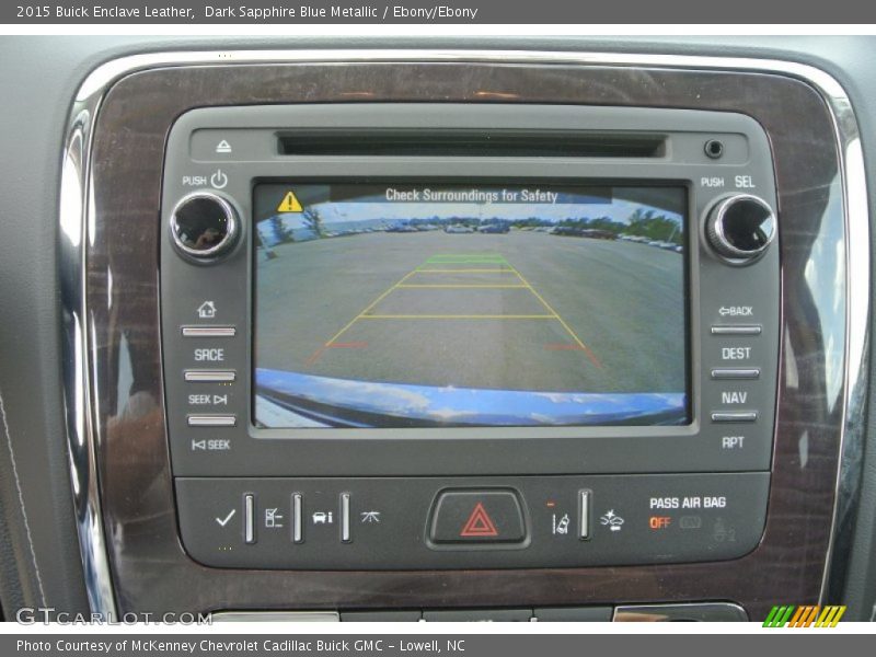 Dark Sapphire Blue Metallic / Ebony/Ebony 2015 Buick Enclave Leather