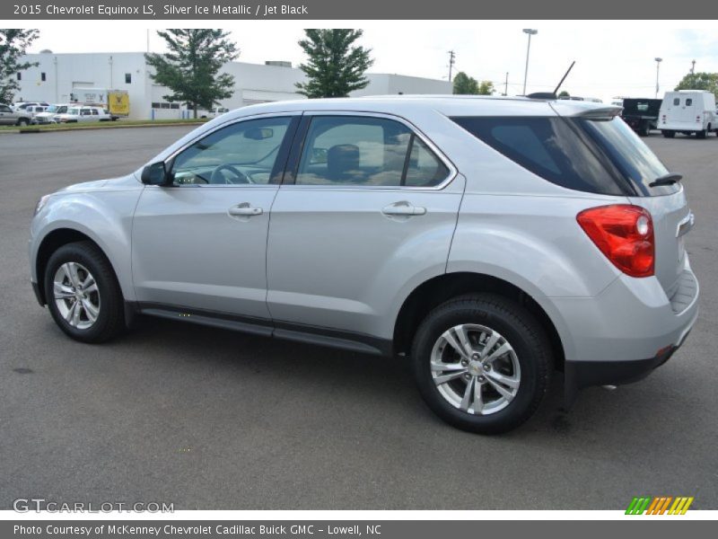 Silver Ice Metallic / Jet Black 2015 Chevrolet Equinox LS