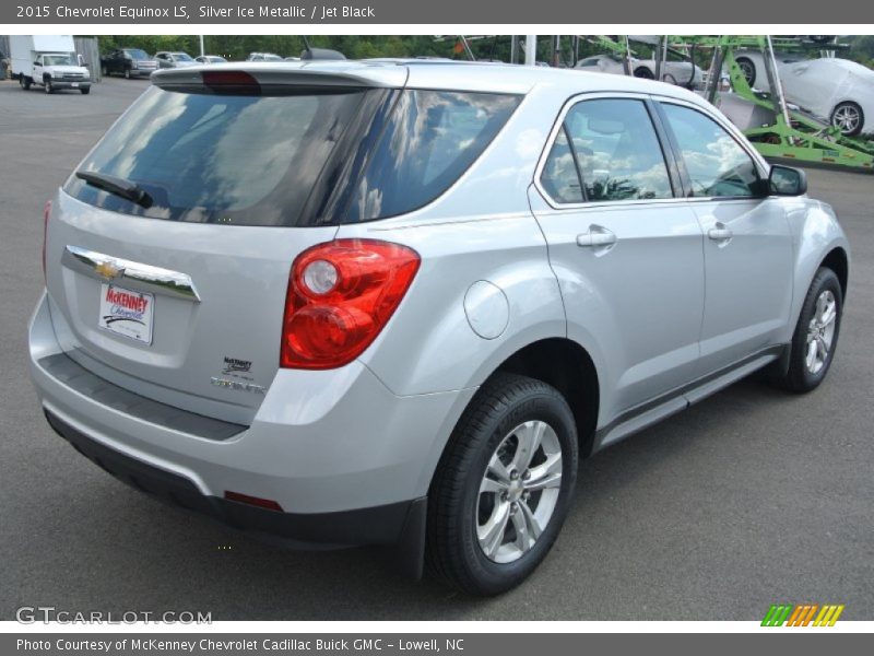 Silver Ice Metallic / Jet Black 2015 Chevrolet Equinox LS