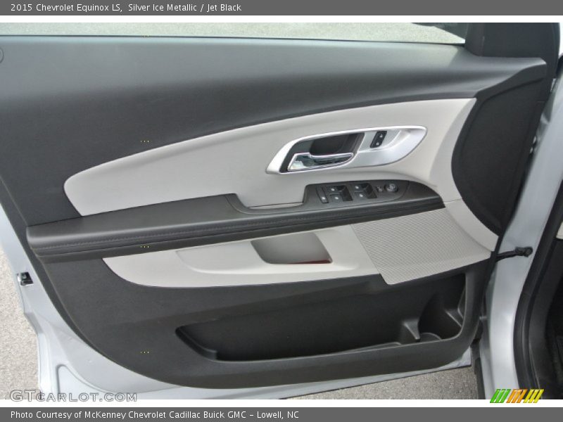 Silver Ice Metallic / Jet Black 2015 Chevrolet Equinox LS