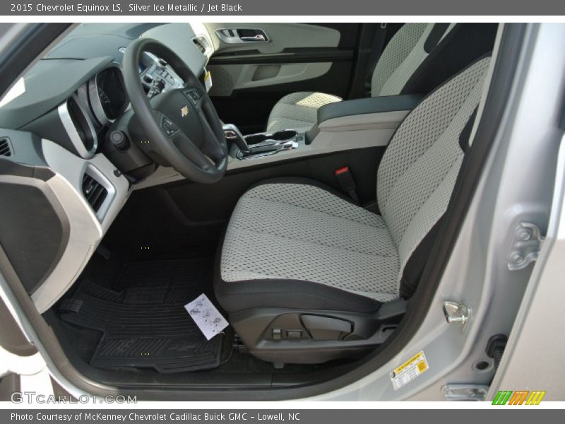 Silver Ice Metallic / Jet Black 2015 Chevrolet Equinox LS