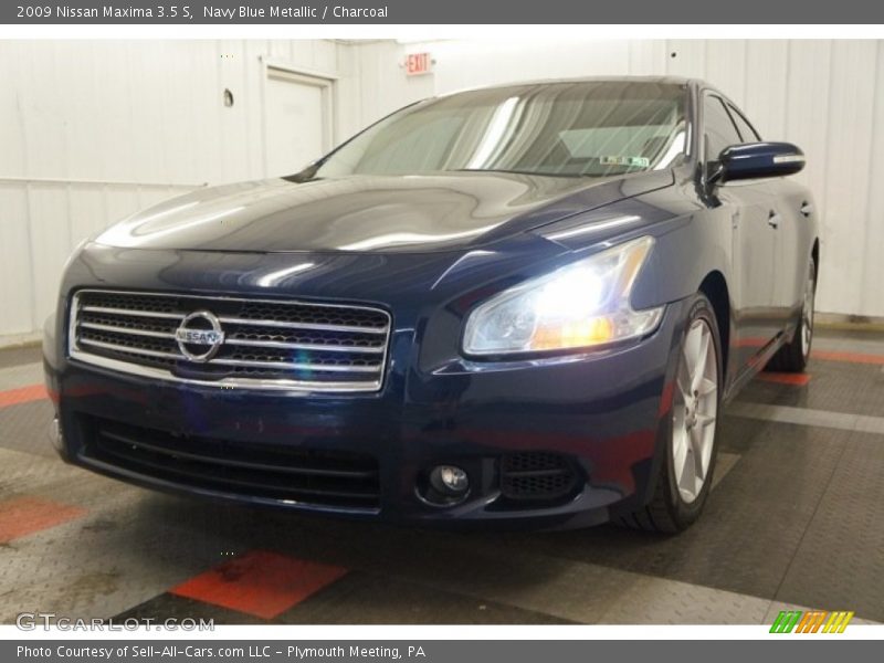 Navy Blue Metallic / Charcoal 2009 Nissan Maxima 3.5 S
