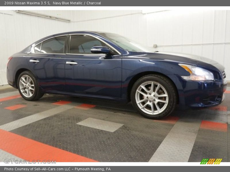 Navy Blue Metallic / Charcoal 2009 Nissan Maxima 3.5 S