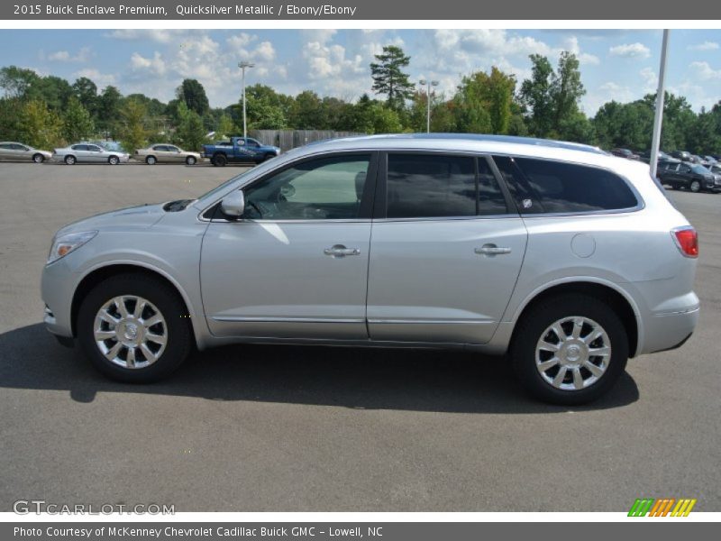 Quicksilver Metallic / Ebony/Ebony 2015 Buick Enclave Premium