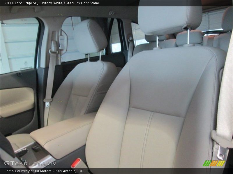 Oxford White / Medium Light Stone 2014 Ford Edge SE