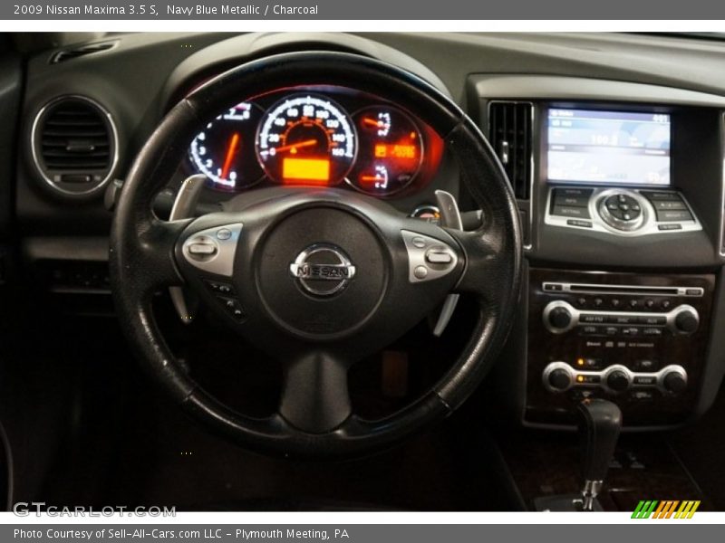 Navy Blue Metallic / Charcoal 2009 Nissan Maxima 3.5 S