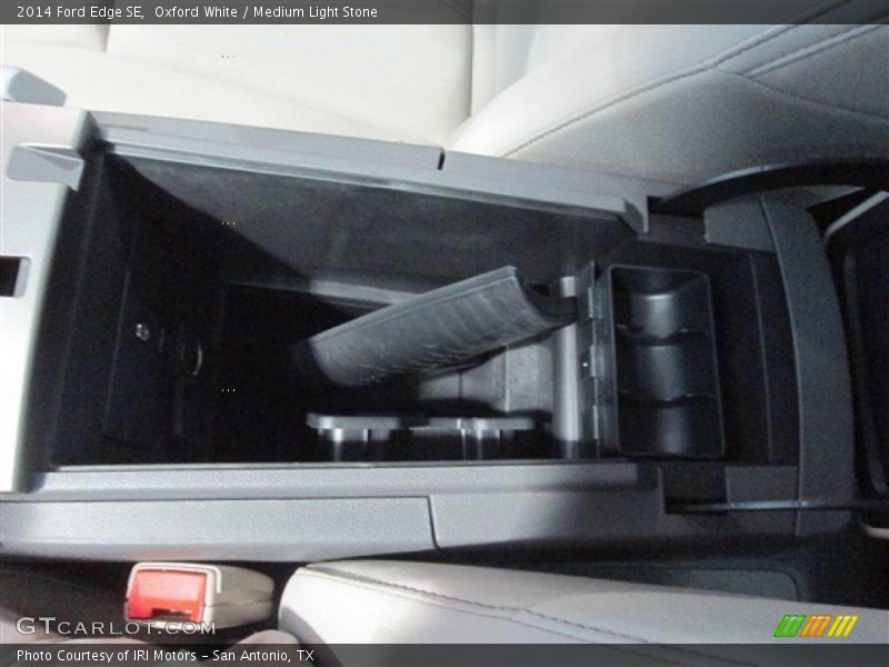 Oxford White / Medium Light Stone 2014 Ford Edge SE