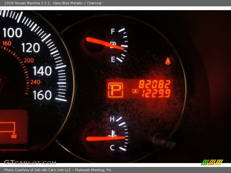 Navy Blue Metallic / Charcoal 2009 Nissan Maxima 3.5 S