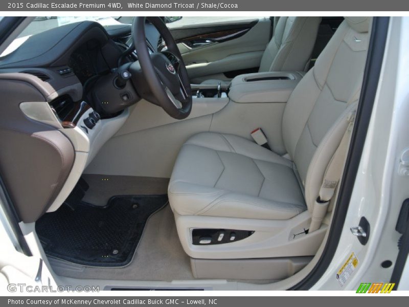 White Diamond Tricoat / Shale/Cocoa 2015 Cadillac Escalade Premium 4WD