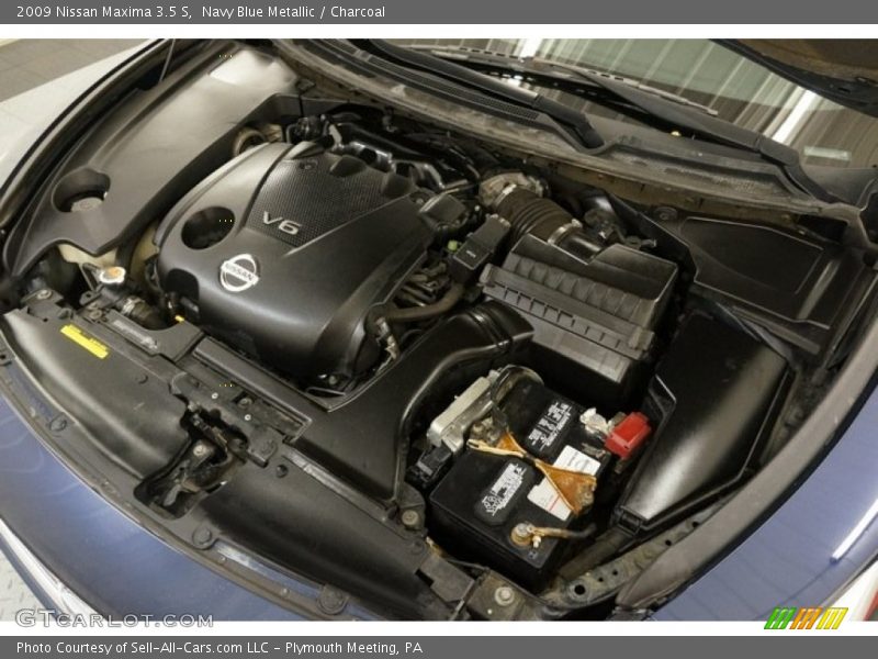 Navy Blue Metallic / Charcoal 2009 Nissan Maxima 3.5 S