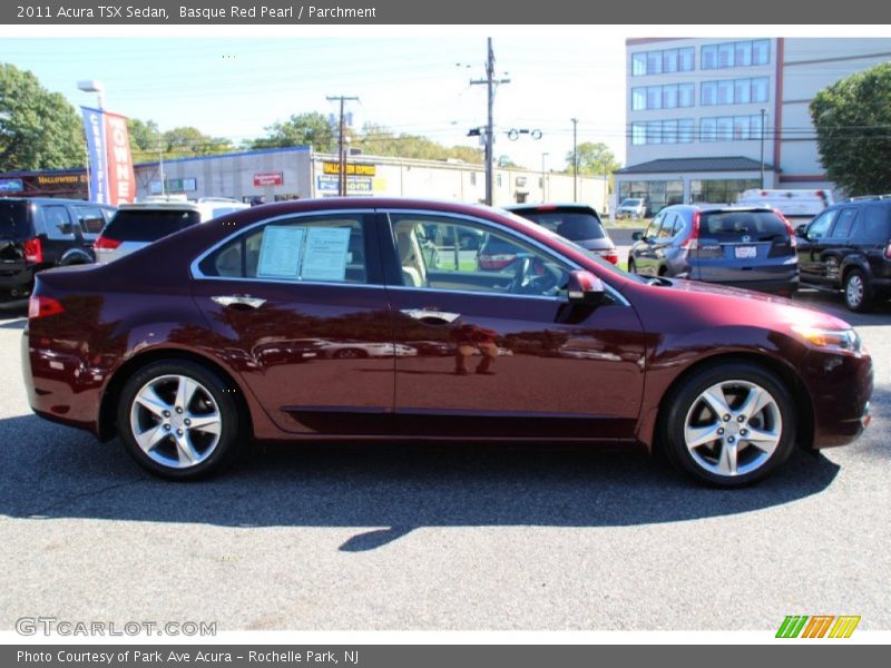 Basque Red Pearl / Parchment 2011 Acura TSX Sedan