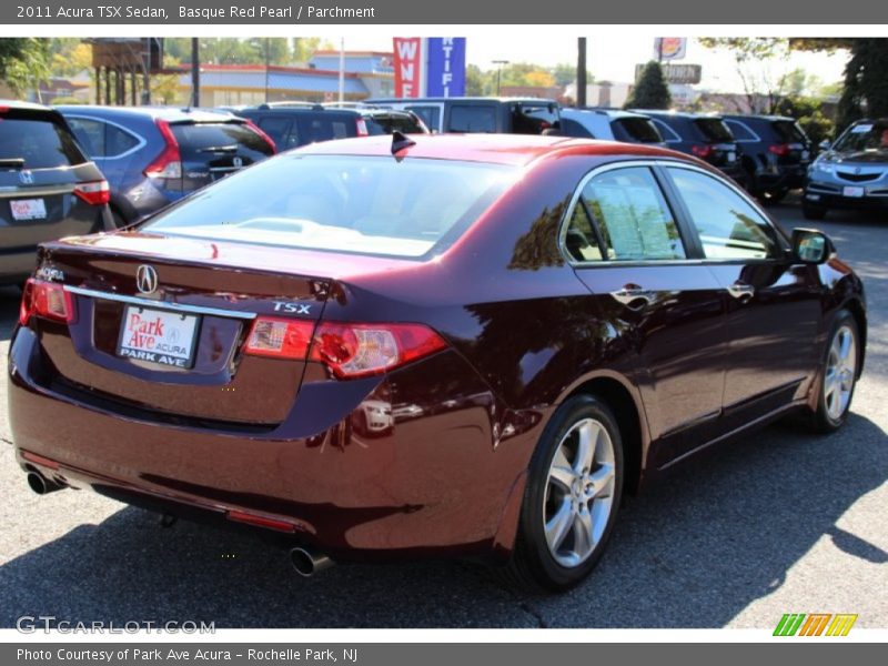 Basque Red Pearl / Parchment 2011 Acura TSX Sedan