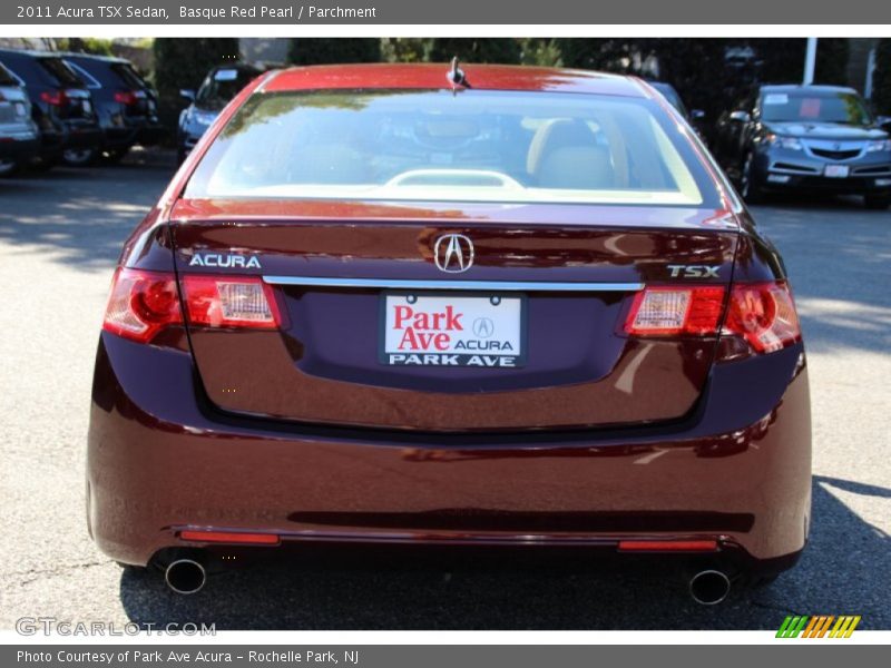 Basque Red Pearl / Parchment 2011 Acura TSX Sedan