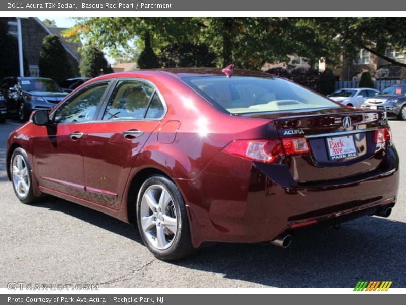 Basque Red Pearl / Parchment 2011 Acura TSX Sedan