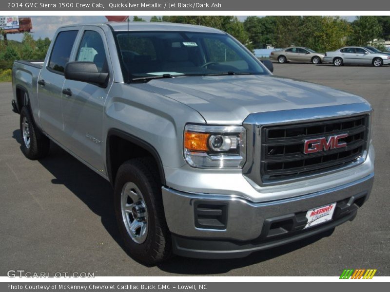 Quicksilver Metallic / Jet Black/Dark Ash 2014 GMC Sierra 1500 Crew Cab